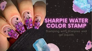 Sharpie Watercolor Stamp