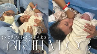 OUR DAUGHTER IS HERE 🕊️ | Positive (repeat) C-Section Birth Vlog