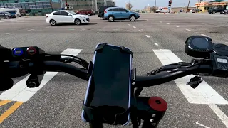 VSETT 11+ Electric Scooter GoPro Hero 9 Cruising