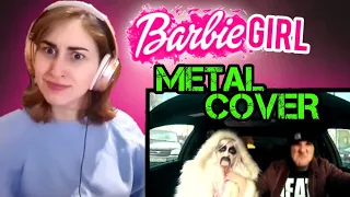 KPOP FAN REACTION TO : ALEX TERRIBLE - Barbie Girl (Metal Cover)