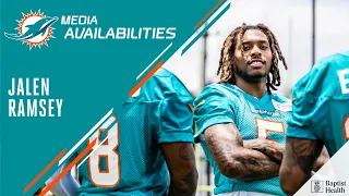 CB Jalen Ramsey Meets with the Media | Miami Dolphins Training Camp