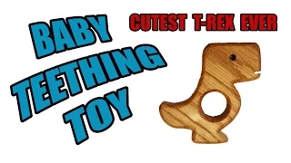 Baby Teething Toy - Cutest T-Rex Ever