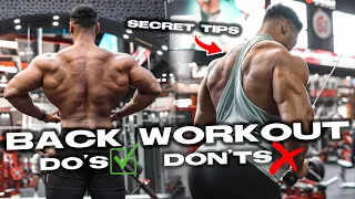 HOW TO GROW YOUR BACK