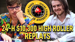 SCOOP 2020 #24-H $10k Epiphany77 | lasagnaaammm | Bit2Easy Final Table Poker Replays