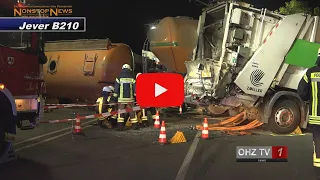 2021 10 28 Drei Tote bei schrecklichem Verkehrsunfall auf Bundesstraße - Jever