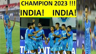 INDIA ! CHAMPION 2023 !! Chhangte and Chhetri Shines ! Intercontinental Cup Final @ JB_DA