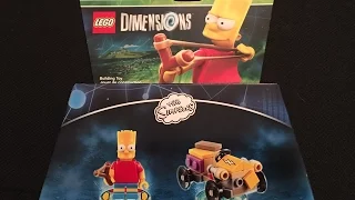 The Simpsons Bart Simpson Fun Pack Lego Dimensions Unboxing & Building