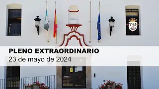 Pleno Extraordinario de 23 de mayo de 2024. Ayuntamiento de Jerez de los Caballeros.