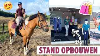 'S NACHTS KIJKEN BIJ DE PAARDEN, NIEUW HOOI + STAND OPBOUWEN! | felinehoi vlog #466