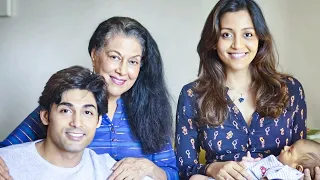 Mother of Bollywood Anjana Mumtaz With Her Son, Daughter-in-Law, and Grandson | Husband, Parents