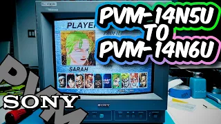 Episode 129: Sony PVM-14n5u to PVM-14n6u RGB Mod and Restore | HDR HLG |