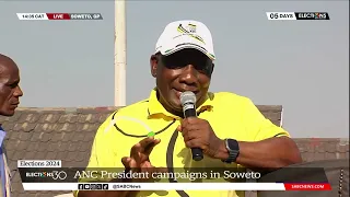 2024 Elections | ANC president on a door-to-door campaign in Soweto