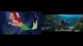 The Little Mermaid 3D TV Spot Comparison (1989 & 2023)