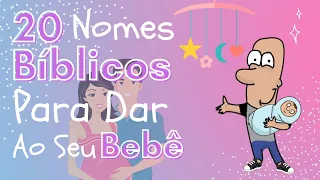 👶20 Nomes BÍBLICOS Diferentes e Lindos para o seu BEBÊ | Menino e Menina Com Significado