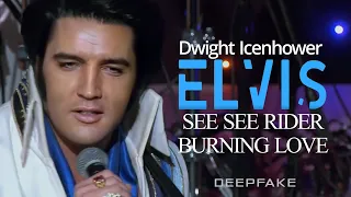 ⚡️ ELVIS "See See Rider/Burning Love"⚡️ #elvis #ElvisPresley #ElvisMovie #elviscgi #deepfake