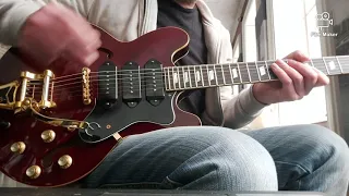 Clean sounds of Epiphone Riviera Custom P93 , Demo