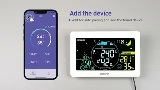 How to set up smart wifi weather station(BK01/BK02) by GERMAN?