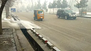 Afghanistan Snowfall days 2023 |🇦🇫 Kabul Afghanistan 🌨️ افغانستان کابل  واوره