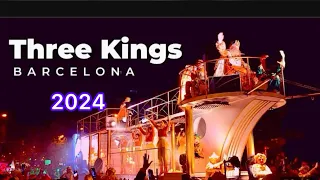 CABALGATA DE REYES 🤴 MAGOS BARCELONA 2024 / THREE KINGS PARAD IN BARCELONA ||