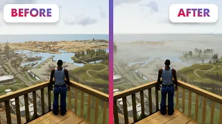 FOG Comparison after GTA San Andreas Definitive Edition update