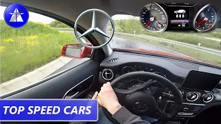 Mercedes-Benz GLA-200 TOP SPEED DRIVE ON GERMAN AUTOBAHN