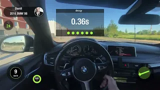 BMW X6 40d 313ps 0-100 acceleration