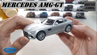 Unboxing Mercedes AMG GT - Welly NEX - 1/36 Diecast Miniature