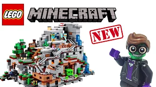 Lego Minecraft Mountain Cave 2017 Set Pictures