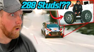 NASCAR Fan Reacts to How Rally Cars Go 200kph on Snow!