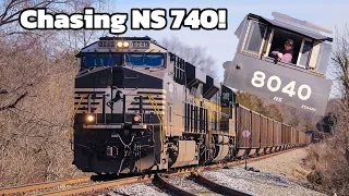 Chasing NS 740 (Ft 1068 Erie Heritage)