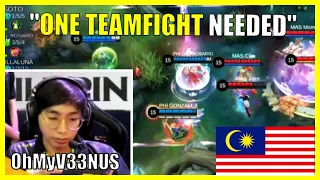Malaysia chokes-up the last teamfight against PH