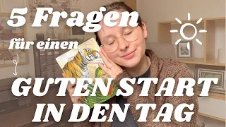 Morgens schreiben? 5 Journaling-Fragen für deine achtsame Morgenroutine | bewusster werden & planen