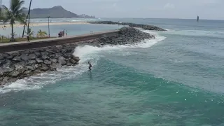 Empty waves in crowded Hawaii