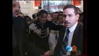 Michael Jackson | 1997 | Cannes visit | TV News 1