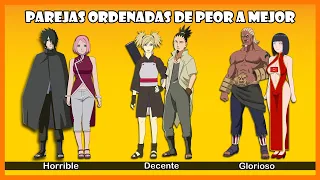 Parejas de "Naruto" Ordenadas de Peor a Mejor :3