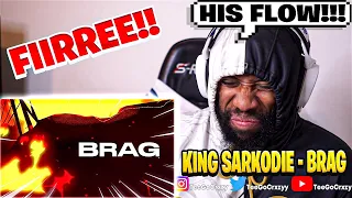 GHANA WHAT UP!!!🇬🇭 I'M CONFUSED?!! Sarkodie - Brag (Lyrics Video) (REACTION)