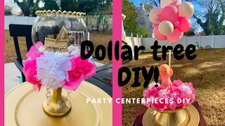 DIY/ 2 QUICK AND EASY BABY SHOWER CENTERPIECES /2 INEXPENSIVE DIYS