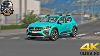 2021 Dacia Sandero Stepway | Euro Truck Simulator 2 | Logitech G29 | 4K 60fps