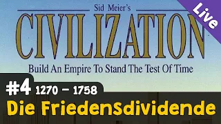 Let's Play Civilization 1 #4: Die Friedensdividende ✦ Die Deutschen ✦ Livestream-Aufzeichnung