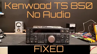 Kenwood TS 850 No Audio to speaker FIXED