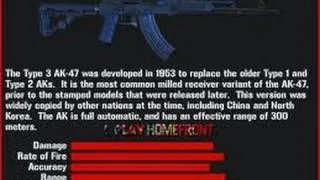 Homefront, T3 Ak47 gameplay hmmm?