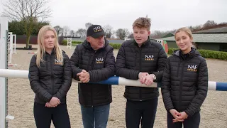 Peter, Harry, Scarlett & Sienna Charles at Heathcroft Farm