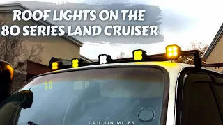 How I Installed Roof Lights on my 80 Series Land Cruiser. 1,000 subscriber Giveaway