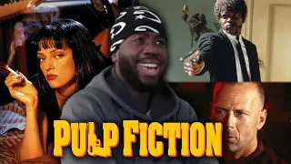 watched *PULP FICTION* for the first time and it was NUTS