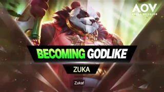 Becoming Godlike - Zuka | Advanced Gameplay Guide - Garena AOV (Arena of Valor)