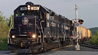 Pan Am #345 leading EDBF into Brattleboro