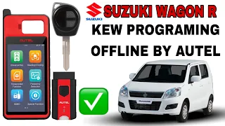 Suzuki Wagon R Key Programming Offline By AUTEL KM 100