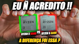 QUÊ? RYZEN 5 5600 vs RYZEN 5 5500 - TESTES EM 8 JOGOS no ULTRA E LOW, A VERDADEIRA DIFERENÇA !