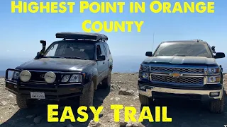 Santiago Peak/Maple Springs Trail/Saddleback Mountain Offroad Adventure 4K