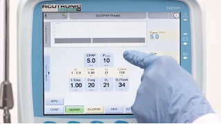 fabian HFO: DUOPAP Nasal Continuous Positive Pressure on two pressure levels